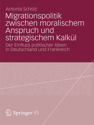 cover image of Migrationspolitik zwischen moralischem Anspruch und strategischem Kalkül